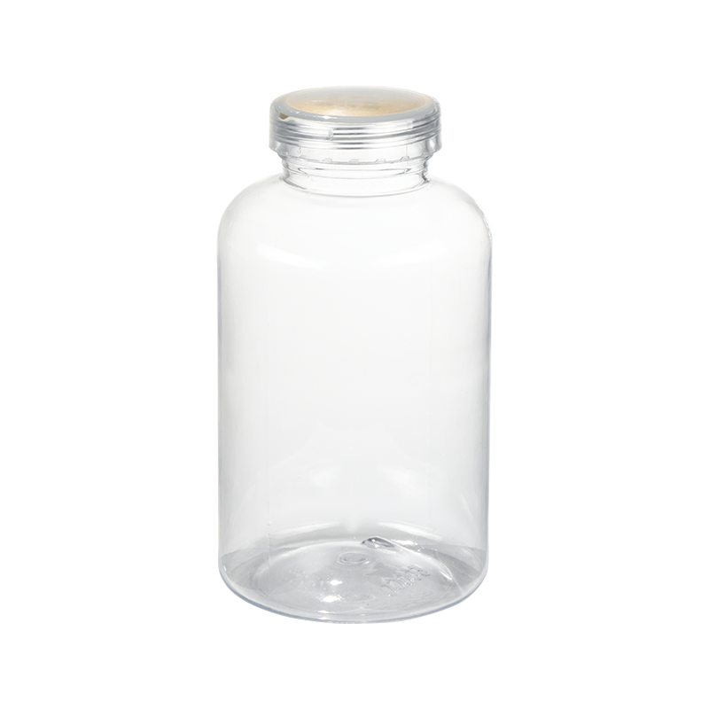 Eenvoudige PET-ronde fles van 500 ml