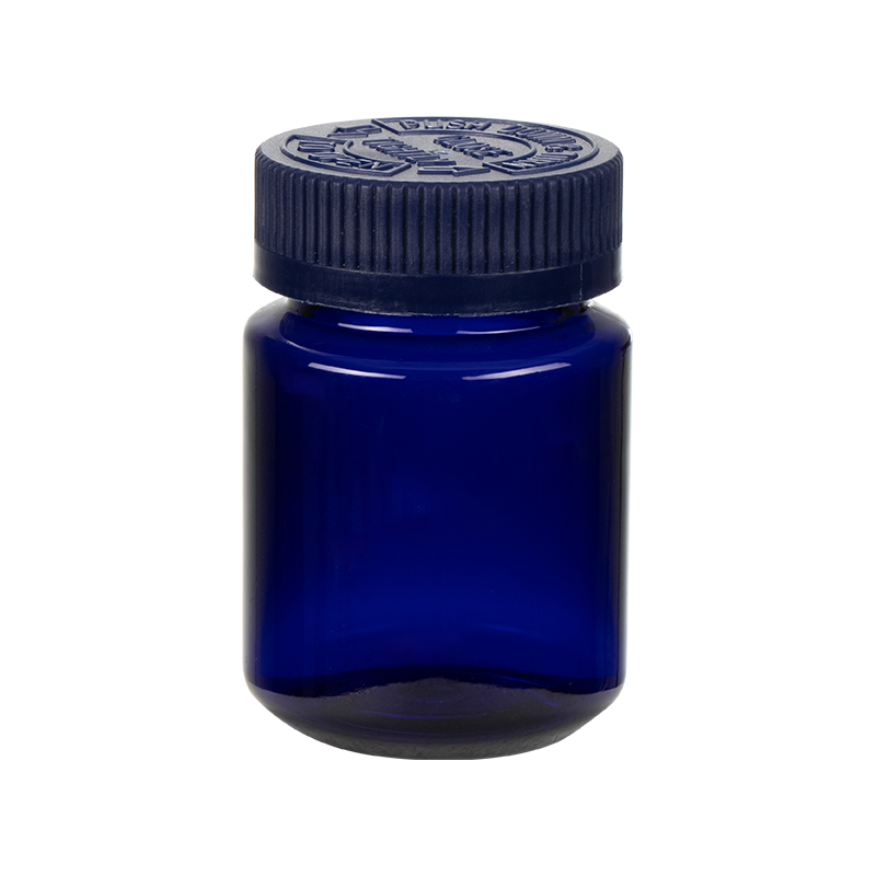 PET-fles van 100 ml, korte en stevige ronde fles