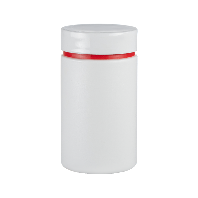 HDPE 150 ml dubbellaagse rechte fles met platte dop