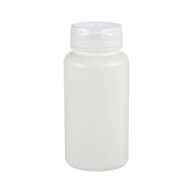 HDPE 150 ml ondoorzichtige hoge ronde fles